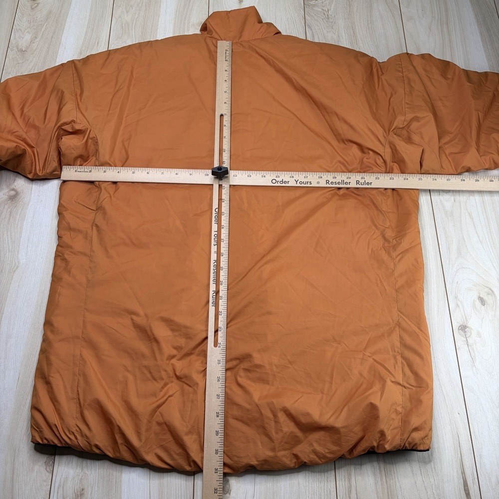 Adidas Terrex Primaloft Jacket Mens Size XL Orange Light Puffer Coat - Picture 12 of 12